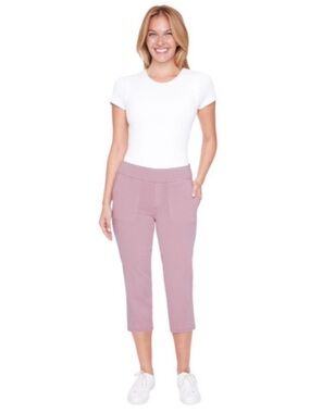 🌸2/$12🌸 Up! Pull On Stretch Capri Pants Pink XS
